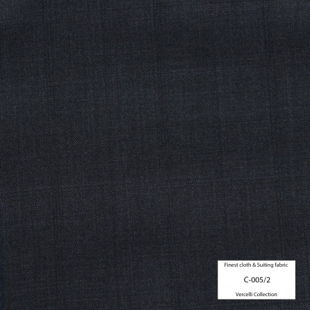 C005/2 Vercelli VIII - 95% Wool - Đen xám Caro ẩn